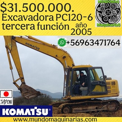 KOMATSU MODELO PC130-8 AÑO 2005