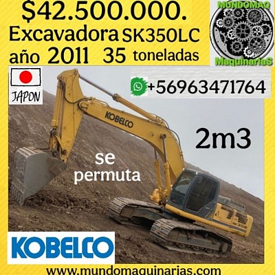 KOBELCO MODELO SK350LC AÑO 2011