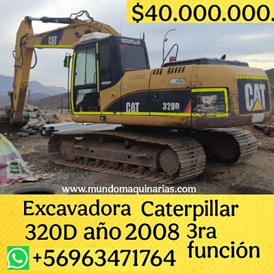 CATERPILLAR MODELO 320D AÑO 2008